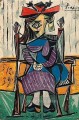 Mujer sentada 2 1962 Pablo Picasso